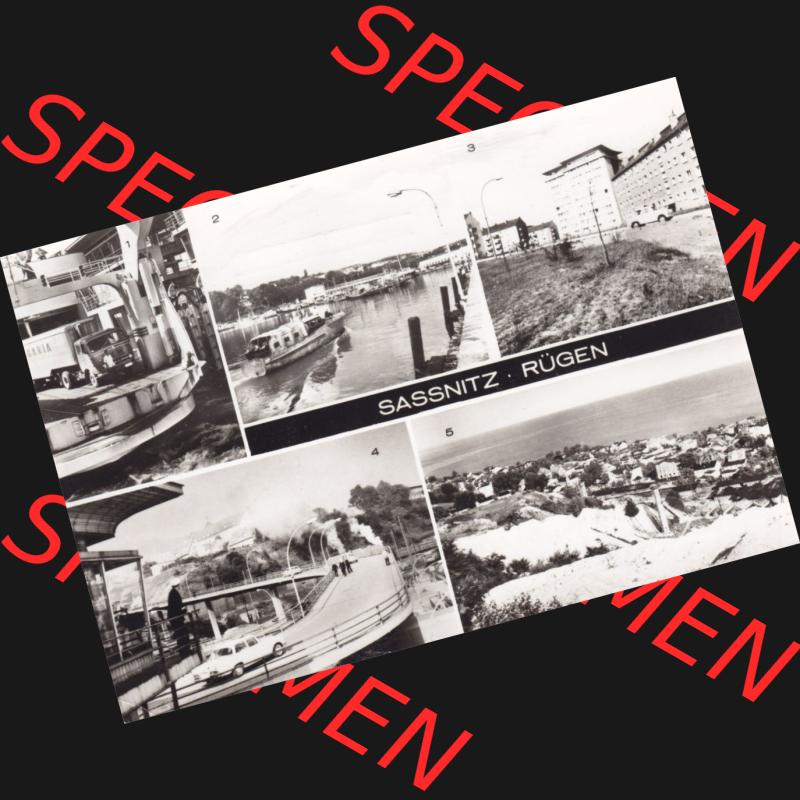 Ansichtskarte DDR Bezirk Rostock, Kreis Rügen, Stadt Sassnitz Fährschiff Trelleborg, Fischerreihafen, Im Fährhafen. Ansichtskarte bzw. Postkarte aus... Sammlung