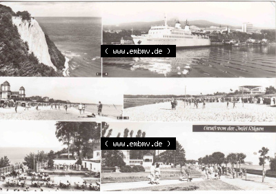 Ansichtskarte bzw. Postkarte aus DDR-Zeiten, der Insel Rügen Stubbenkammer im Norden der DDR Sammlung