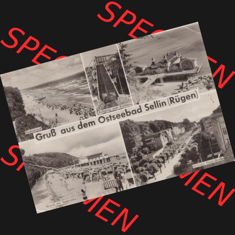 Ansichtskarte DDR Bezirk Rostock, Kreis Rügen, Ostseebad Sellin: Gruß aus dem Ostseebad Sellin (Rügen) Sammlung