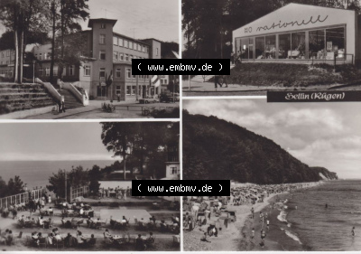 Ansichtskarte bzw. Postkarte aus DDR-Zeiten, Ostseebad Sellin im Norden der DDR Sammlung