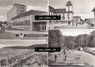 Ansichtskarte bzw. Postkarte in s/w - schwarzweiß aus DDR-Zeiten, Bezirk Rostock, Kreis Rügen Ostseebad Binz, eine Binzer DDR-Sammlung Sammlung