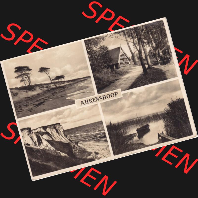 Ansichtskarte DDR Bezirk Rostock, Kreis Ribnitz-Damgarten, Ahrenshoop, Ostseebad. Ansichtskarte bzw. Postkarte aus DDR-Zeiten der Deutschen Demokratischen Republik vom Bezirk... Sammlung