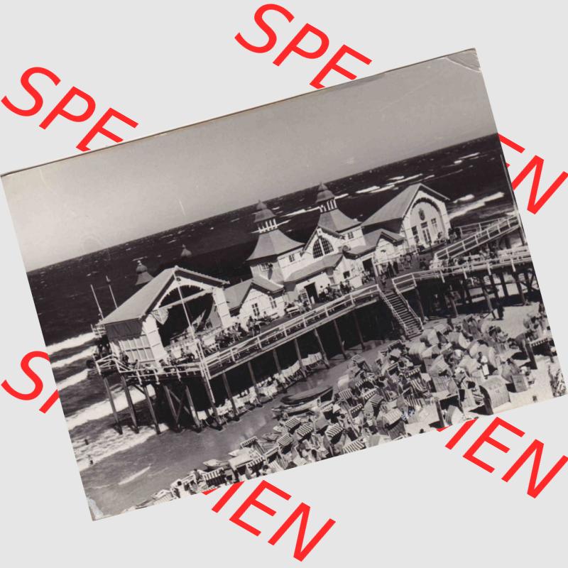 Ansichtskarte DDR Bezirk Rostock, Kreis Rügen, Ostseebad Sellin: DDR, Preis DM 0,25 Sellin auf Rügen. Ansichtskarte bzw. Postkarte aus DDR-Zeiten der... Sammlung
