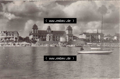 Ansichtskarte bzw. Postkarte in s/w - schwarzweiß aus DDR-Zeiten, Bezirk Rostock, Kreis Rügen Ostseebad Binz, eine Binzer DDR-Sammlung Sammlung