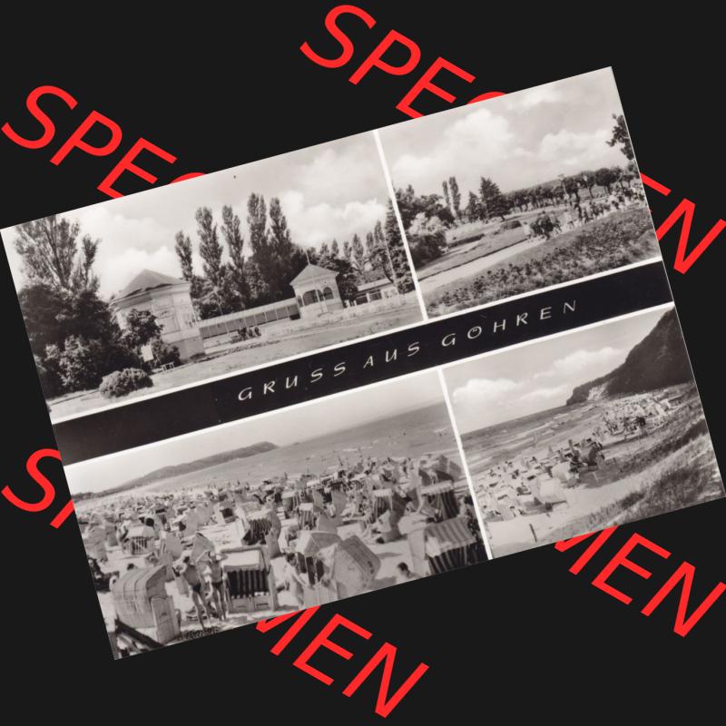 Ansichtskarte DDR Bezirk Rostock, Kreis Rügen, Ostseebad Göhren: Gruss aus Göhren. Ansichtskarte bzw. Postkarte aus DDR-Zeiten der Deutschen Demokratischen... Sammlung