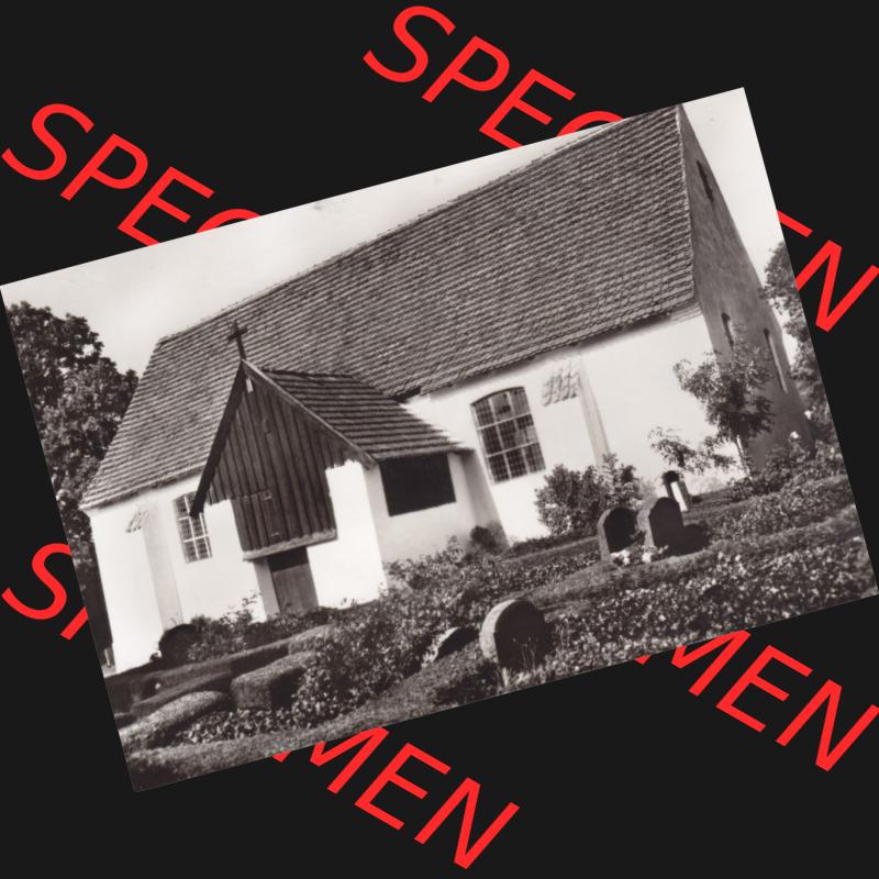Ansichtskarte DDR Bezirk Rostock, Kreis Rügen, Insel Hiddensee, DDR, Kloster Hiddensee Inselkirche. s/w - schwarzweiß Ansichtskarte bzw. Postkarte aus... Sammlung
