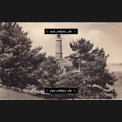 Ansichtskarte DDR Bezirk Rostock, Kreis Rügen, Insel und Gemeinde Hiddensee 1961, Hiddensee Leuchtturm mit Stempel von Greifswald, Verlag Gaschwitz. Ansichtskarte bzw.... Sammlung