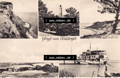 Ansichtskarte bzw. Postkarte aus DDR-Zeiten, Insel Hiddensee im Norden der DDR Sammlung
