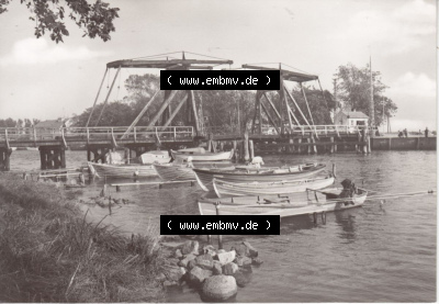 Ansichtskarte bzw. Postkarte in schwarzweiß - s/w aus DDR-Zeiten, Bezirk Rostock, Kreis Greifswald, unsortierte DDR-Sammlung Sammlung