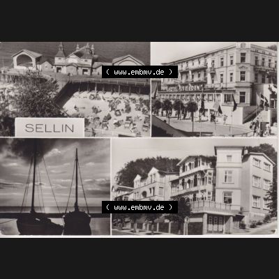 Ansichtskarte DDR Bezirk Rostock, Kreis Rügen, Ostseebad Sellin: Ortsansichten. Ansichtskarte bzw. Postkarte aus DDR-Zeiten der Deutschen Demokratischen Republik vom... Sammlung
