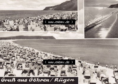 Ansichtskarte bzw. Postkarte aus DDR-Zeiten, Ostseebad Göhren im Norden der DDR Sammlung