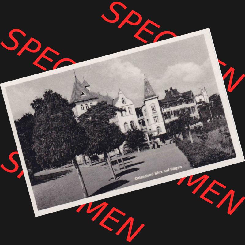 Alte Ansichtskarte DDR Bezirk Rostock, Kreis Rügen, Ostseebad Binz, Binz - das Bad der Werktätigen Hans C. Schmiedicke, Kunstverlag, Markkleeberg-Leipzig.... Sammlung