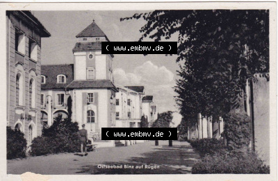 Ansichtskarte bzw. Postkarte in s/w - schwarzweiß aus DDR-Zeiten, Bezirk Rostock, Kreis Rügen Ostseebad Binz, eine Binzer DDR-Sammlung Sammlung