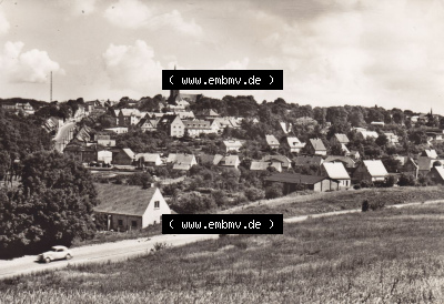 Ansichtskarte bzw. Postkarte aus DDR-Zeiten, Bezirk Rostock, Insel Rügen, Stadt Bergen der DDR Sammlung
