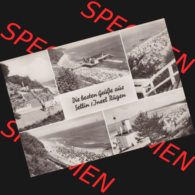 Ansichtskarte DDR Bezirk Rostock, Kreis Rügen, Ostseebad Sellin: Die besten Grüße aus Sellin Insel Rügen. Ansichtskarte bzw. Postkarte aus DDR-Zeiten... Sammlung