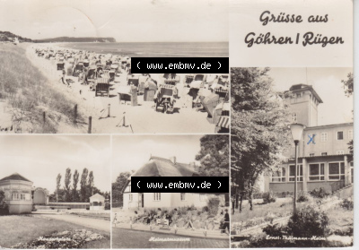 Ansichtskarte bzw. Postkarte aus DDR-Zeiten, Ostseebad Göhren im Norden der DDR Sammlung