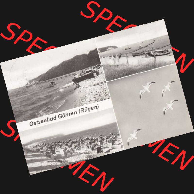 Ansichtskarte DDR Bezirk Rostock, Kreis Rügen, Ostseebad Göhren: Ostseebad Göhren (Rügen). Ansichtskarte bzw. Postkarte aus DDR-Zeiten der... Sammlung