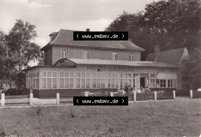 Ansichtskarte bzw. Postkarte in s/w aus DDR-Zeiten, DDR Bezirk Rostock, Kreis Bad Doberan, Ostseebad Nienhagen der DDR Sammlung