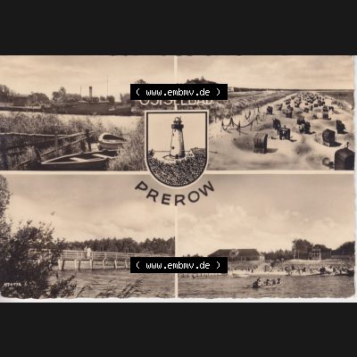 Ansichtskarte DDR Bezirk Rostock, Kreis Ribnitz-Damgarten Ostseebad Prerow Bildpostkarte in s/w - schwarzweiß Ostseebad Prerow. Ansichtskarte bzw. Postkarte in s/w - schwarzweiß... Sammlung