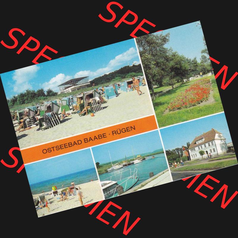 Ansichtskarte DDR Bezirk Rostock, Kreis Rügen, Insel Rügen allgemein, in Farbe - Color DDR, Ostseebad Baabe. Ansichtskarte bzw. Postkarte in Farbe aus DDR-Zeiten... Sammlung