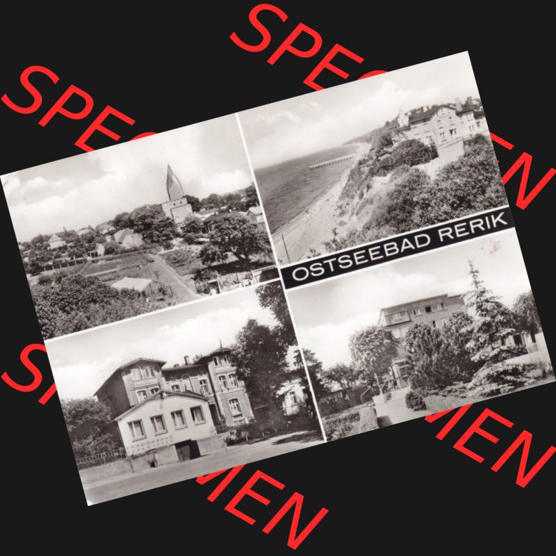 Ansichtskarte DDR Bezirk Rostock, Kreis Bad Doberan, Ostseebad, Stadt Rerik in s/w / schwarzweiß 1961, in DDR gelaufen. Ansichtskarte bzw. Postkarte... Sammlung