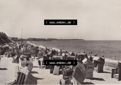 Ansichtskarte bzw. Postkarte in s/w - schwarzweiß aus DDR-Zeiten, Bezirk Rostock, Kreis Bad Doberan, Ostseebad Rerik der DDR Sammlung