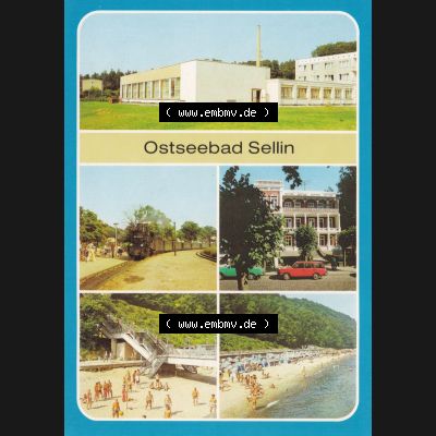 Ansichtskarte DDR Bezirk Rostock, Ostseebad Sellin (1) Sammlung