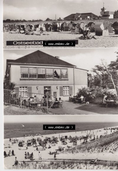 Ansichtskarte bzw. Postkarte in s/w - schwarzweiß aus DDR-Zeiten, Bezirk Rostock, Kreis Ribnitz-Damgarten Ostseebad Prerow der... Sammlung
