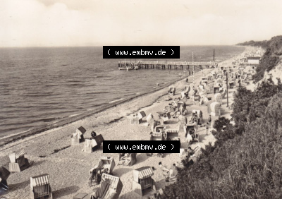 Ansichtskarte bzw. Postkarte in s/w - schwarzweiß aus DDR-Zeiten, Bezirk Rostock, Kreis Bad Doberan, Ostseebad Rerik der DDR Sammlung