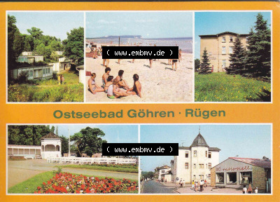 Ansichtskarte bzw. Postkarte in Farbe aus DDR-Zeiten, Bezirk Rostock, Insel Rügen allgemein der DDR Sammlung