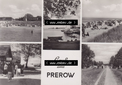 Ansichtskarte bzw. Postkarte in s/w - schwarzweiß aus DDR-Zeiten, Bezirk Rostock, Kreis Ribnitz-Damgarten Ostseebad Prerow der... Sammlung