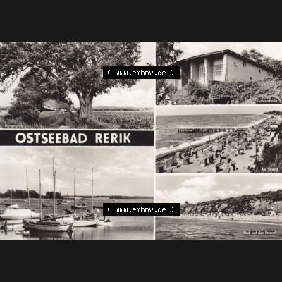 Ansichtskarte DDR Bezirk Rostock, Kreis Bad Doberan, Ostseebad, Stadt Rerik in s/w / schwarzweiß 1969, Rerik Mehrbildkarte. Ansichtskarte bzw. Postkarte... Sammlung
