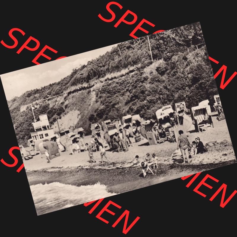 Ansichtskarte DDR Bezirk Rostock, Kreis Bad Doberan, Ostseebad, Stadt Rerik in s/w / schwarzweiß Strand von Rerik. Ansichtskarte bzw. Postkarte in s/w... Sammlung