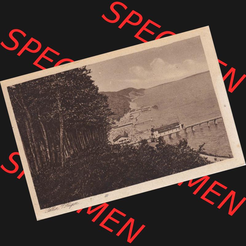 Ansichtskarte DDR Bezirk Rostock, Kreis Rügen, Ostseebad Sellin Postkarte in s/w schwarzweiß Ostseebad Sellin auf der Insel Rügen um 1930. Ansichtskarte bzw.... Sammlung