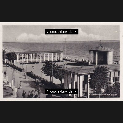 Alte Ansichtskarte DDR Bezirk Rostock, Kreis Rügen, Ostseebad Binz, Ostseebad Binz auf Rügen, Binz das Bad der Werktätigen III-18-17 Zc 196-20-1051 - V. Ansichtskarte... Sammlung