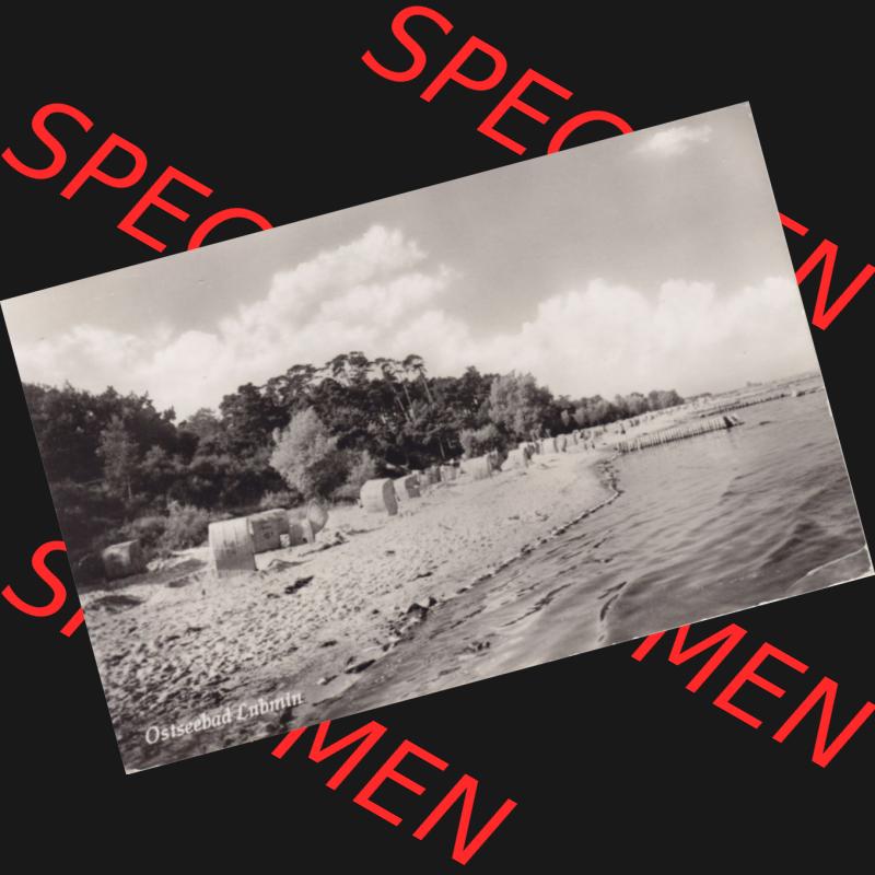 Ansichtskarte DDR Bezirk Rostock, Kreis Greifswald, Ostseebad Lubmin in s/w - schwarzweiß Ostseebad Lubmin I.. Ansichtskarte bzw. Postkarte in s/w aus DDR-Zeiten... Sammlung