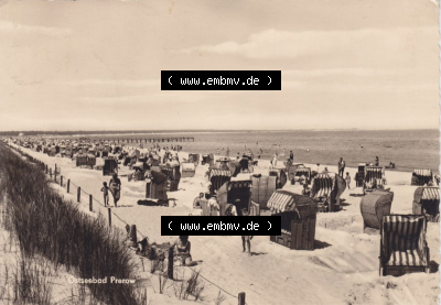 Ansichtskarte bzw. Postkarte in s/w - schwarzweiß aus DDR-Zeiten, Bezirk Rostock, Kreis Ribnitz-Damgarten Ostseebad Prerow der... Sammlung