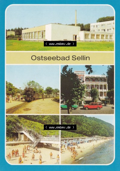 Ansichtskarte DDR Bezirk Rostock, Ostseebad Sellin (1) Sammlung