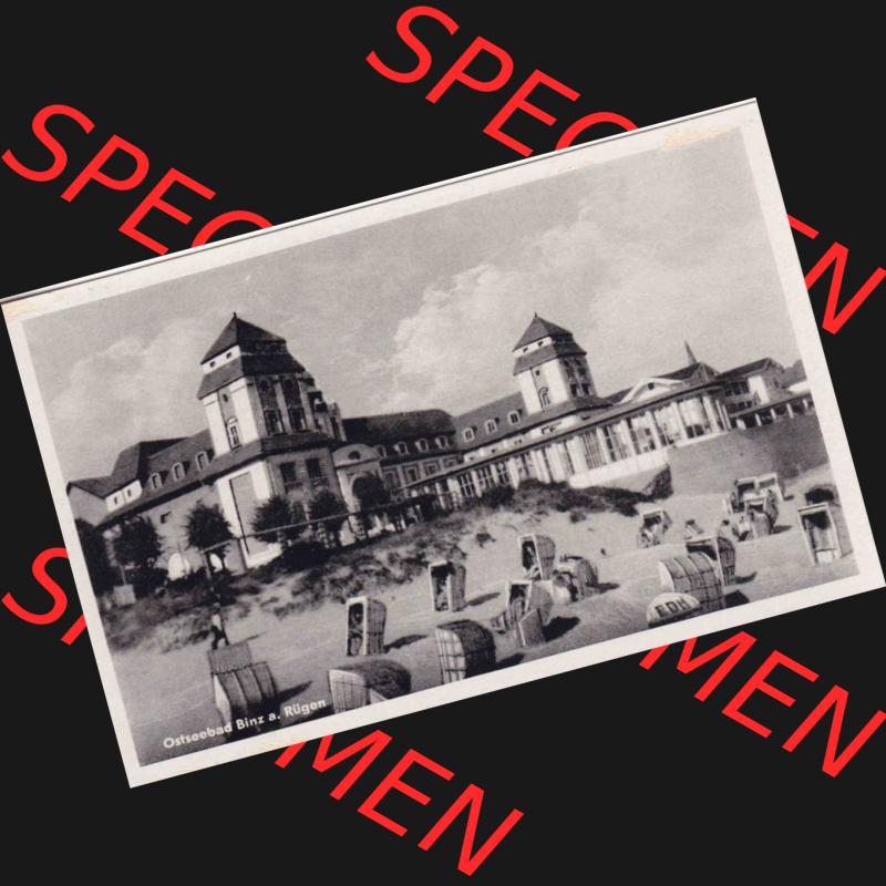 Alte Ansichtskarte DDR Bezirk Rostock, Kreis Rügen, Ostseebad Binz, Ostseebad Binz auf Rügen, Binz das Bad der Werktätigen III-18-17 Zc 196-20-1051 - III.... Sammlung