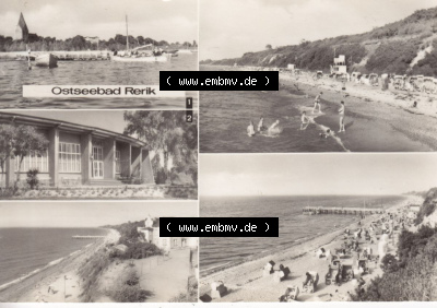Ansichtskarte bzw. Postkarte in s/w - schwarzweiß aus DDR-Zeiten, Bezirk Rostock, Kreis Bad Doberan, Ostseebad Rerik der DDR Sammlung