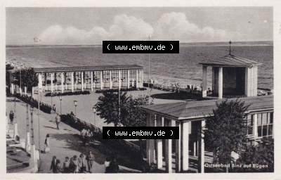 Ansichtskarte bzw. Postkarte in s/w - schwarzweiß aus DDR-Zeiten, Bezirk Rostock, Kreis Rügen Ostseebad Binz, eine Binzer DDR-Sammlung Sammlung