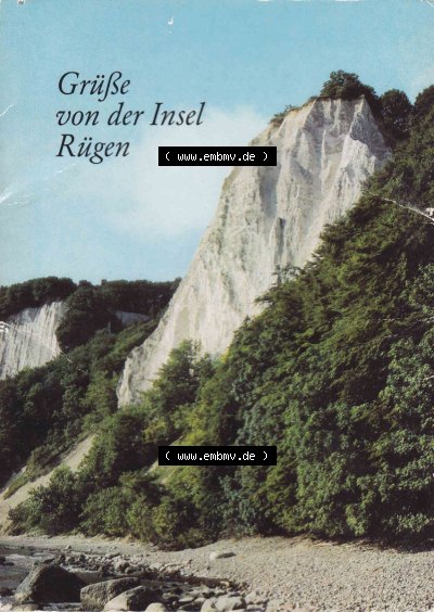 Ansichtskarte bzw. Postkarte in Farbe aus DDR-Zeiten, Bezirk Rostock, Insel Rügen allgemein der DDR Sammlung