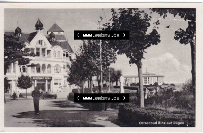 Ansichtskarte bzw. Postkarte in s/w - schwarzweiß aus DDR-Zeiten, Bezirk Rostock, Kreis Rügen Ostseebad Binz, eine Binzer DDR-Sammlung Sammlung