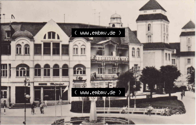Ansichtskarte bzw. Postkarte in s/w - schwarzweiß aus DDR-Zeiten, Bezirk Rostock, Kreis Rügen Ostseebad Binz, eine Binzer DDR-Sammlung Sammlung