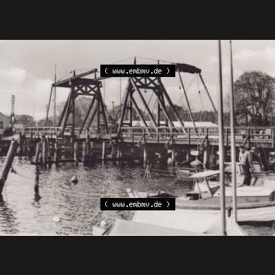 Ansichtskarte DDR Bezirk Rostock, Greifswald - Wiecker Brücke (1) Sammlung