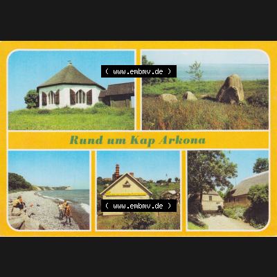 Ansichtskarte DDR Bezirk Rostock, Kreis Rügen - Kap Arkona Rund um Kap Arkona. Ansichtskarte bzw. Postkarte in Farbe aus DDR-Zeiten der Deutschen Demokratischen Republik vom Bezirk... Sammlung