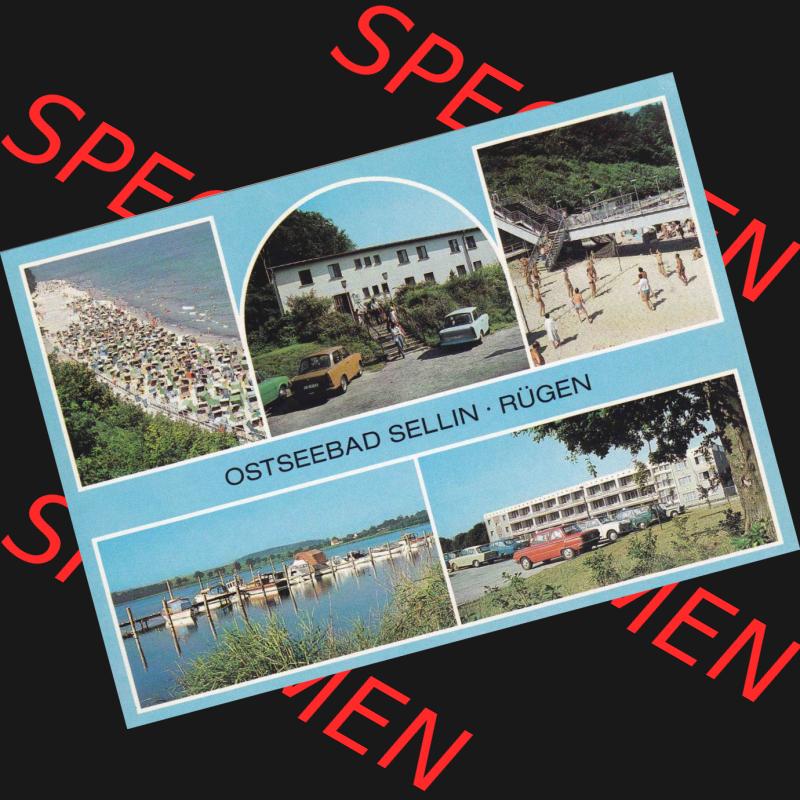 Ansichtskarte DDR Bezirk Rostock, Kreis Rügen, Insel Rügen allgemein, in Farbe - Color DDR, Ostseebad Sellin. Ansichtskarte bzw. Postkarte in Farbe aus DDR-Zeiten... Sammlung