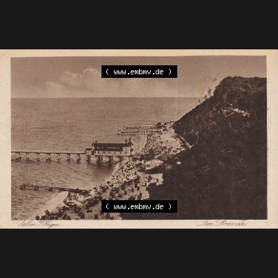 Ansichtskarte DDR Bezirk Rostock, Kreis Rügen, Ostseebad Sellin Postkarte in s/w schwarzweiß Ostseebad Sellin auf der Insel Rügen. Ansichtskarte bzw. Postkarte... Sammlung