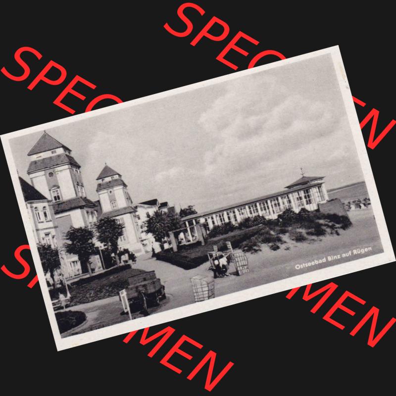 Alte Ansichtskarte DDR Bezirk Rostock, Kreis Rügen, Ostseebad Binz, Ostseebad Binz auf Rügen, Binz das Bad der Werktätigen III-18-17 Zc 196-20-1051 - IV. Ansichtskarte... Sammlung