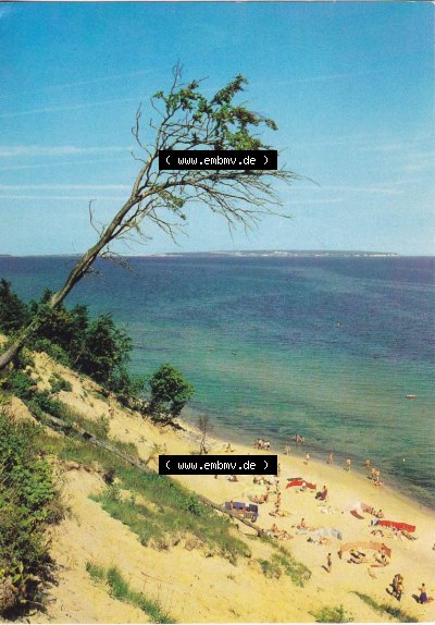 Ansichtskarte bzw. Postkarte in Farbe aus DDR-Zeiten, Bezirk Rostock, Insel Rügen allgemein der DDR Sammlung